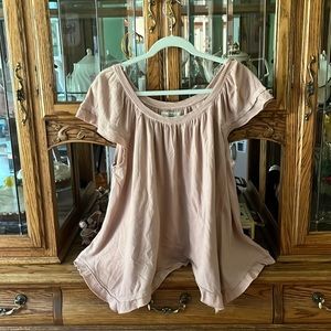 Dusty pink Flowy Shirt